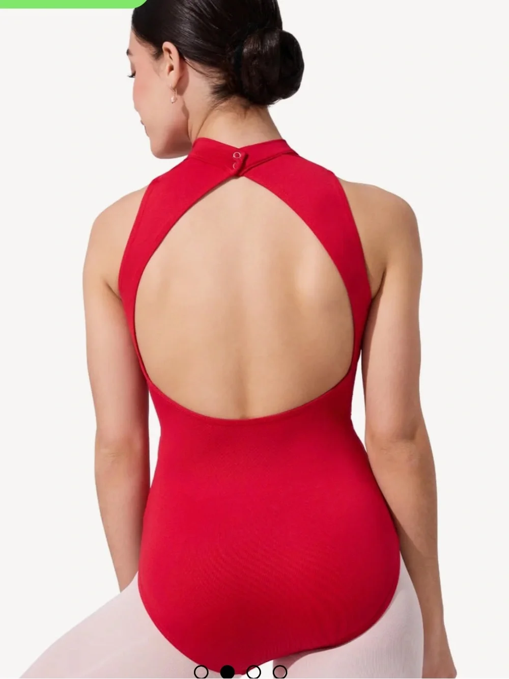 Capezio Studio Collection High Neck Leotard in Scarlet!